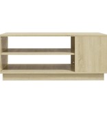 VidaXL Salontafel 102x55x43 cm spaanplaat sonoma eikenkleurig