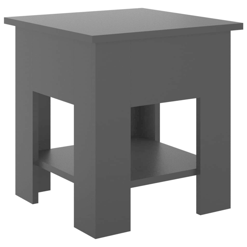 VidaXL Salontafel 40x40x42 cm bewerkt hout zwart
