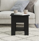 VidaXL Salontafel 40x40x42 cm bewerkt hout zwart