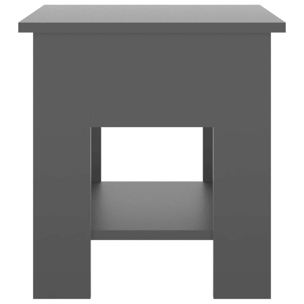VidaXL Salontafel 40x40x42 cm bewerkt hout zwart