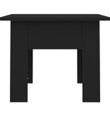 VidaXL Salontafel 55x55x42 cm spaanplaat zwart