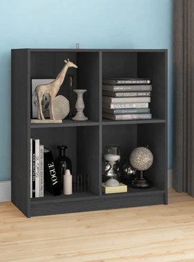 VidaXL Dressoir 70x33x76 cm massief grenenhout grijs