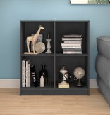 VidaXL Dressoir 70x33x76 cm massief grenenhout grijs