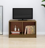 VidaXL Tv-meubel 70x33x42 cm massief grenenhout honingbruin