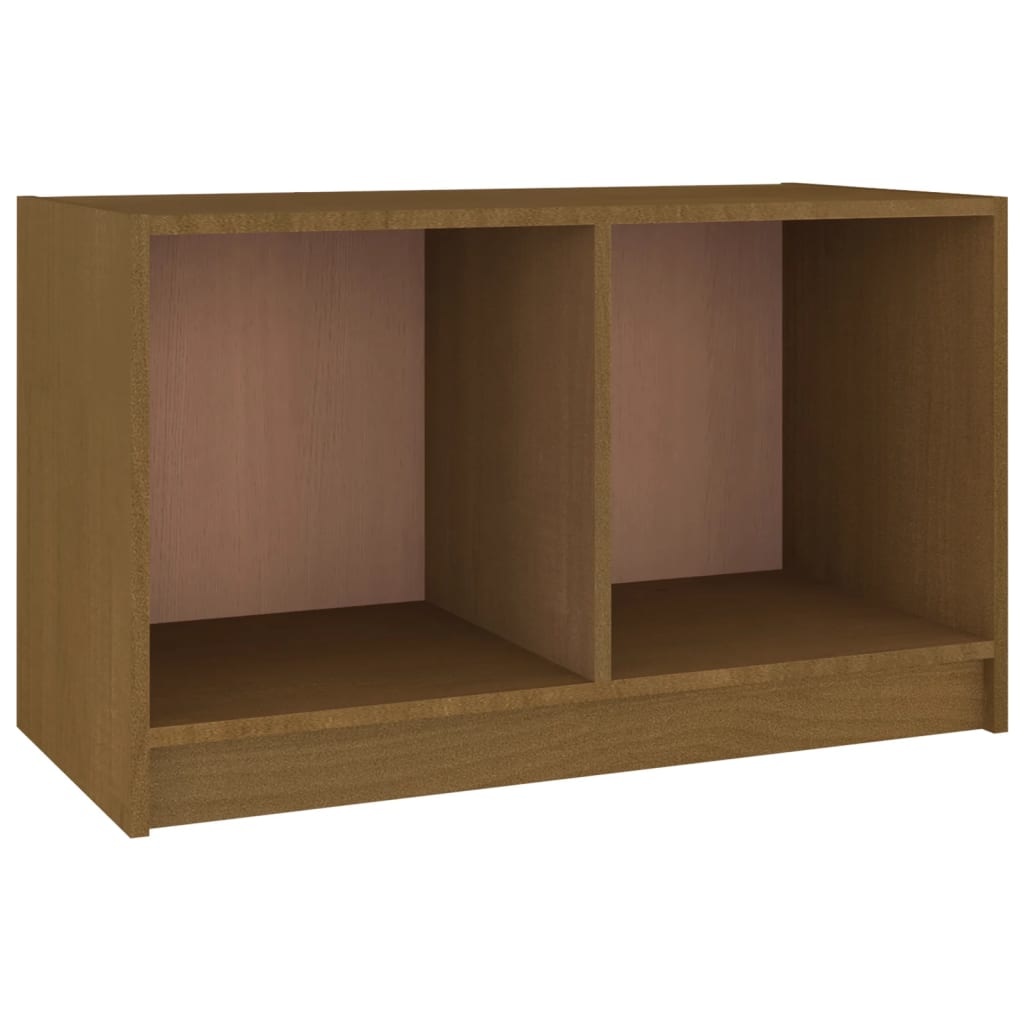 VidaXL Tv-meubel 70x33x42 cm massief grenenhout honingbruin