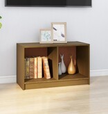 VidaXL Tv-meubel 70x33x42 cm massief grenenhout honingbruin