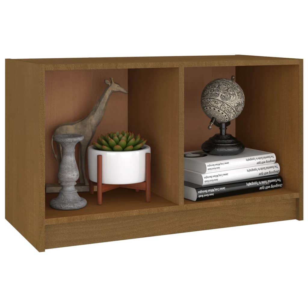 VidaXL Tv-meubel 70x33x42 cm massief grenenhout honingbruin