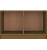 VidaXL Tv-meubel 70x33x42 cm massief grenenhout honingbruin