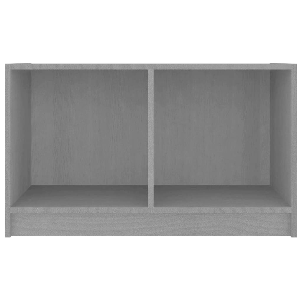 VidaXL Tv-meubel 70x33x42 cm massief grenenhout grijs