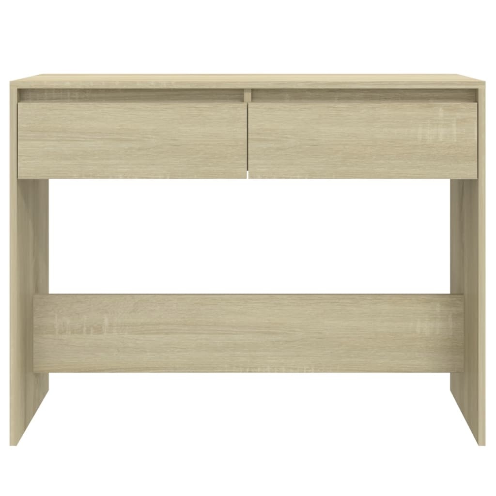 VidaXL Wandtafel 100x35x76,5 spaanplaat sonoma eikenkleurig