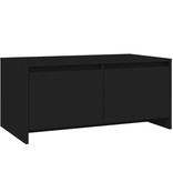 VidaXL Salontafel 90x50x41,5 cm spaanplaat zwart