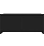 VidaXL Salontafel 90x50x41,5 cm spaanplaat zwart