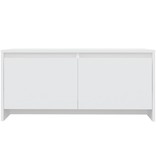 VidaXL Salontafel 90x50x41,5 cm spaanplaat wit