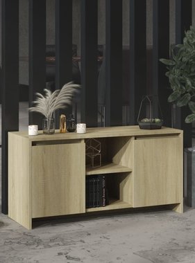 VidaXL Tv-meubel 102x37,5x52,5 cm spaanplaat sonoma eikenkleurig