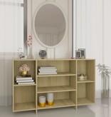 VidaXL Dressoir 120x30x75 cm spaanplaat sonoma eikenkleurig