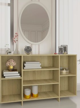 VidaXL Dressoir 120x30x75 cm spaanplaat sonoma eikenkleurig