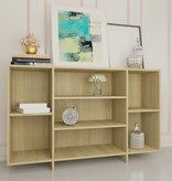 VidaXL Dressoir 120x30x75 cm spaanplaat sonoma eikenkleurig