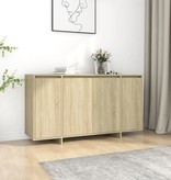 VidaXL Dressoir 135x41x75 cm spaanplaat sonoma eikenkleurig