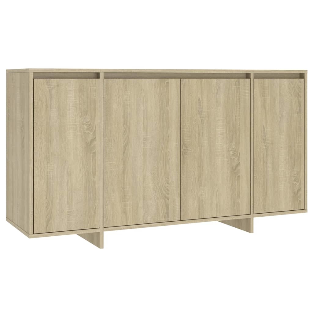 VidaXL Dressoir 135x41x75 cm spaanplaat sonoma eikenkleurig