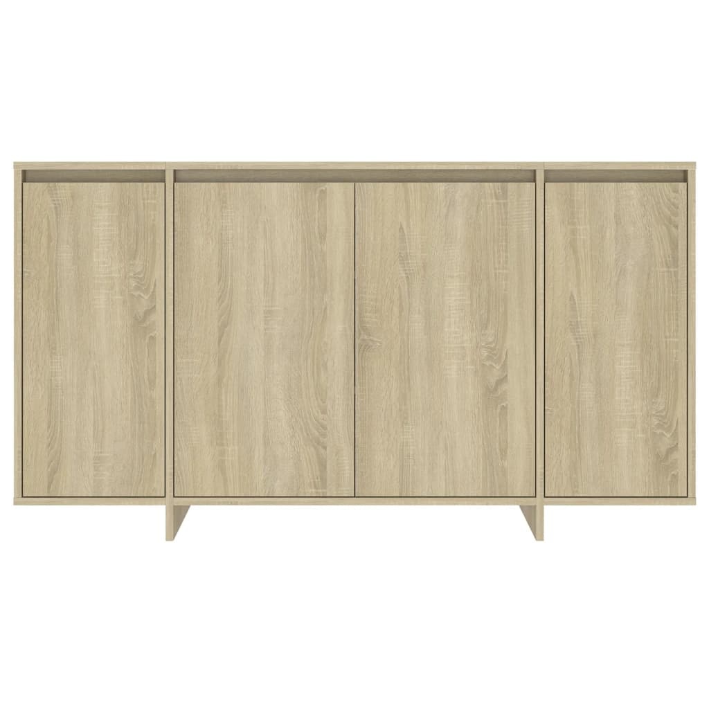 VidaXL Dressoir 135x41x75 cm spaanplaat sonoma eikenkleurig
