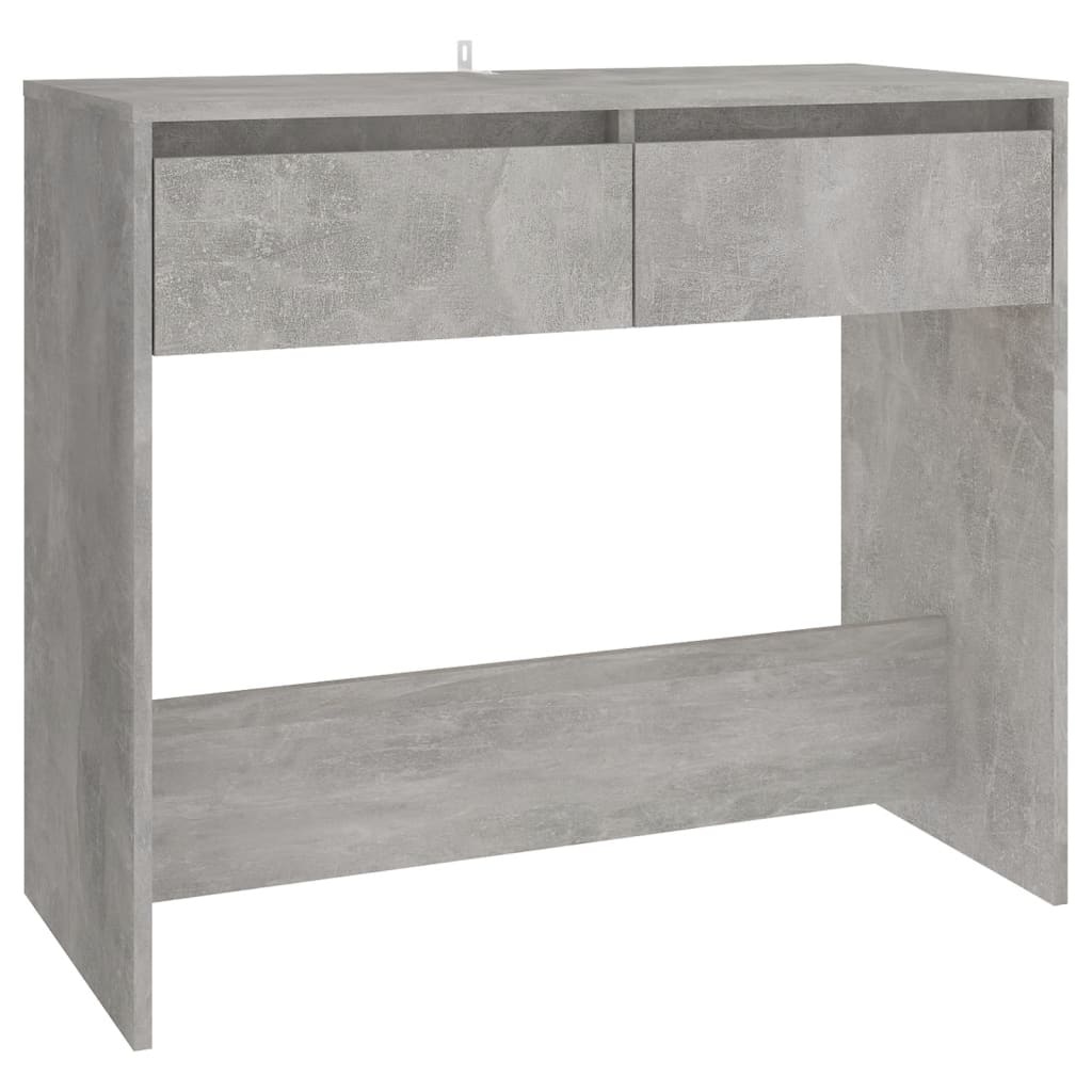 VidaXL Wandtafel 89x41x76,5 cm staal betongrijs