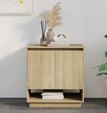VidaXL Dressoir 70x41x75 cm spaanplaat sonoma eikenkleurig