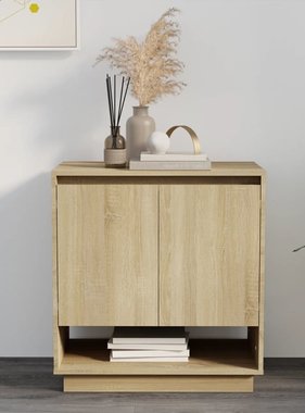 VidaXL Dressoir 70x41x75 cm spaanplaat sonoma eikenkleurig