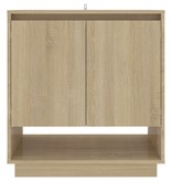VidaXL Dressoir 70x41x75 cm spaanplaat sonoma eikenkleurig