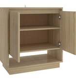 VidaXL Dressoir 70x41x75 cm spaanplaat sonoma eikenkleurig