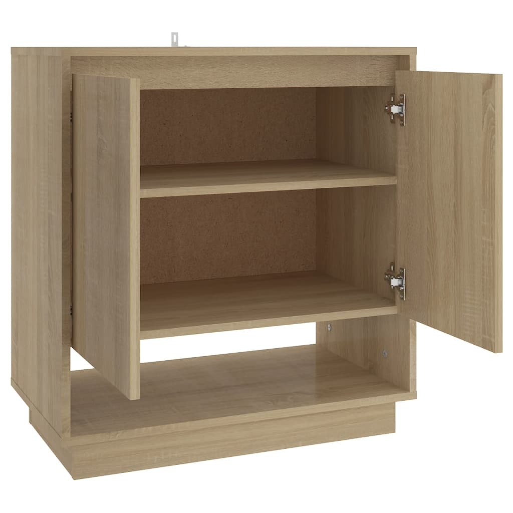 VidaXL Dressoir 70x41x75 cm spaanplaat sonoma eikenkleurig