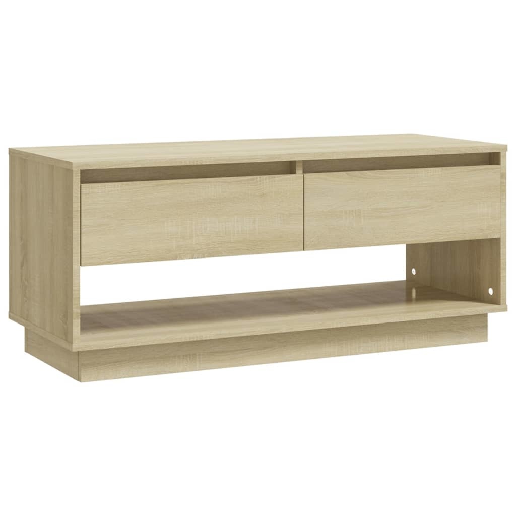 VidaXL Tv-meubel 102x41x44 cm spaanplaat sonoma eikenkleurig