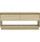 VidaXL Tv-meubel 102x41x44 cm spaanplaat sonoma eikenkleurig