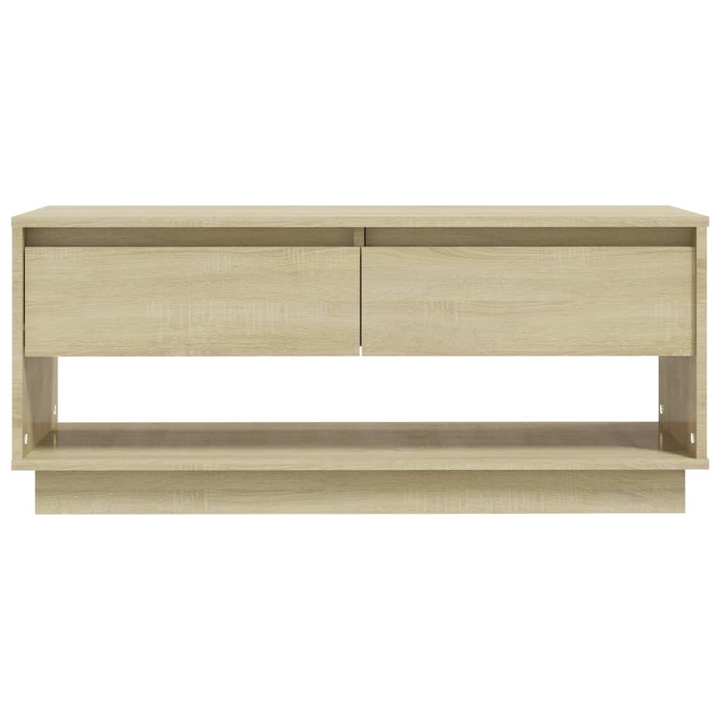 VidaXL Tv-meubel 102x41x44 cm spaanplaat sonoma eikenkleurig