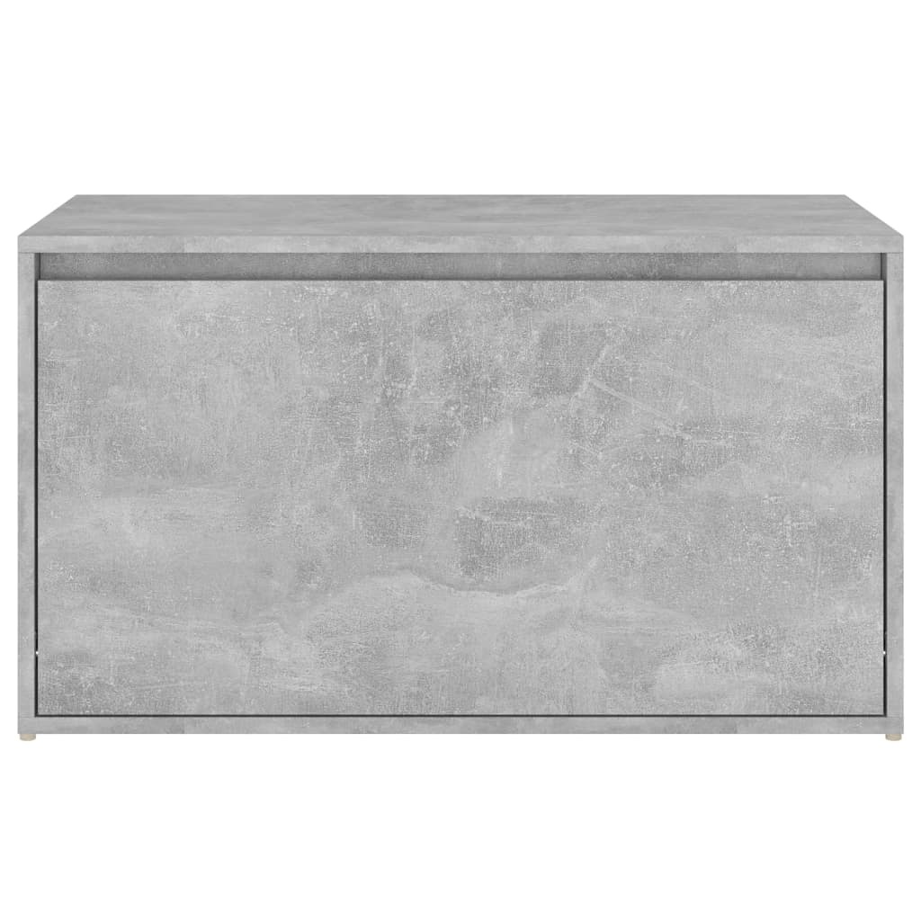 VidaXL Halbank 80x40x45 cm spaanplaat betongrijs