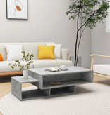 VidaXL Salontafel 105x55x32 cm spaanplaat betongrijs