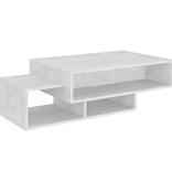 VidaXL Salontafel 105x55x32 cm spaanplaat betongrijs