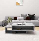 VidaXL Salontafel 105x55x32 cm spaanplaat betongrijs