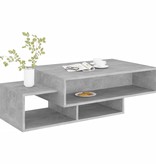 VidaXL Salontafel 105x55x32 cm spaanplaat betongrijs