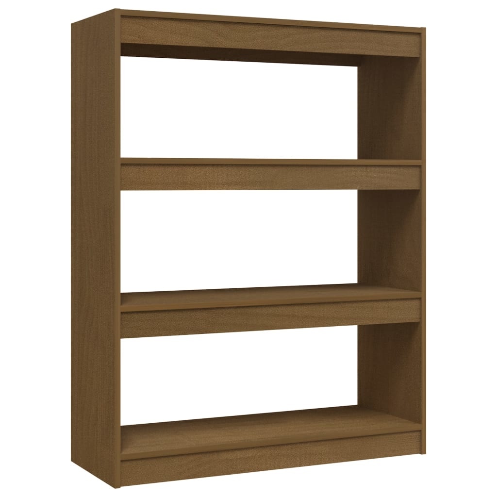 vidaXL Boekenkast/kamerscherm 100x30x103 cm grenenhout honingbruin