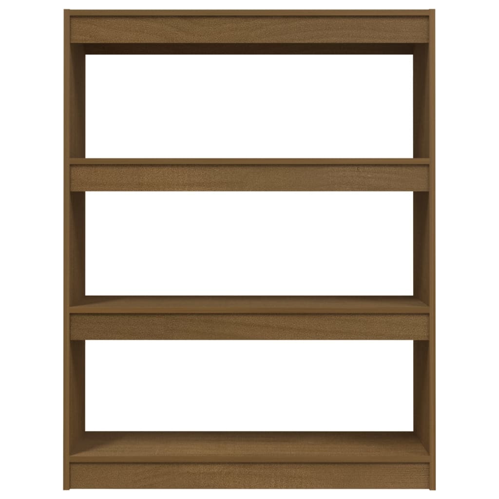 VidaXL Boekenkast/kamerscherm 100x30x103 cm grenenhout honingbruin