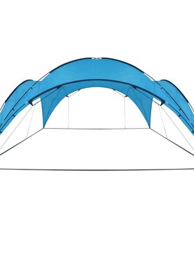 VidaXL Partytent boog 450x450x265 cm lichtblauw