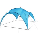 vidaXL Partytent boog 450x450x265 cm lichtblauw