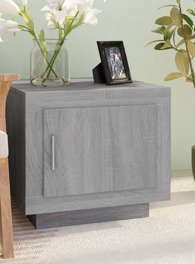 VidaXL Salontafel 51x50x45 cm bewerkt hout grijs sonoma eikenkleurig