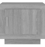 VidaXL Salontafel 51x50x45 cm bewerkt hout grijs sonoma eikenkleurig