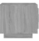VidaXL Salontafel 51x50x45 cm bewerkt hout grijs sonoma eikenkleurig