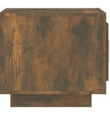 VidaXL Salontafel 51x50x45 cm bewerkt hout gerookt eikenkleurig