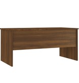 vidaXL Salontafel 102x50,5x46,5 cm bewerkt hout bruineikenkleurig