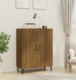 VidaXL Dressoir 70x34x90 cm bewerkt hout bruineikenkleurig