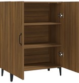 VidaXL Dressoir 70x34x90 cm bewerkt hout bruineikenkleurig