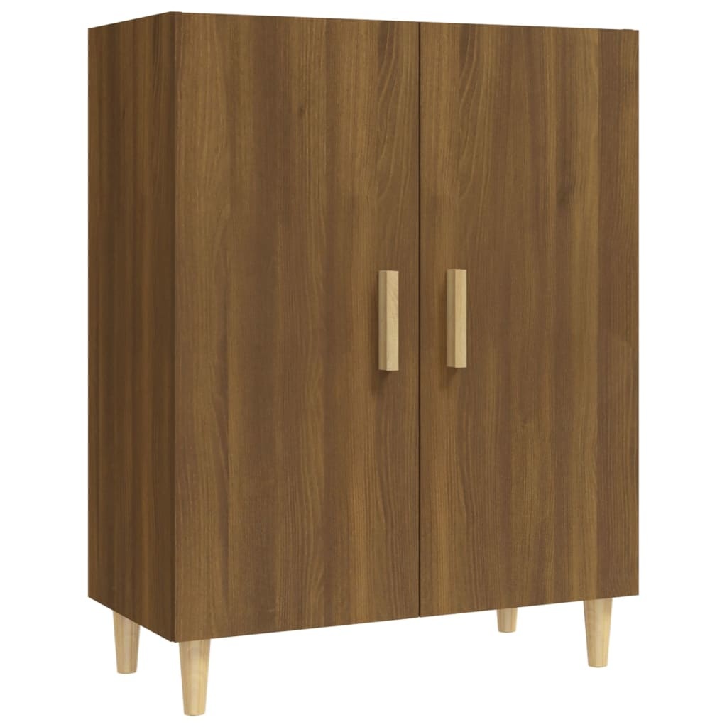 VidaXL Dressoir 70x34x90 cm bewerkt hout bruineikenkleurig